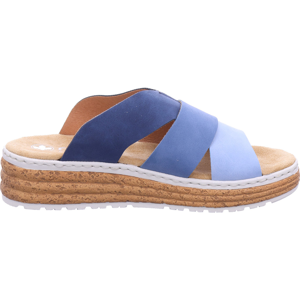 Rieker Women's Mule in blue