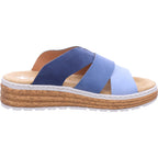 Rieker Women's Mule in blue