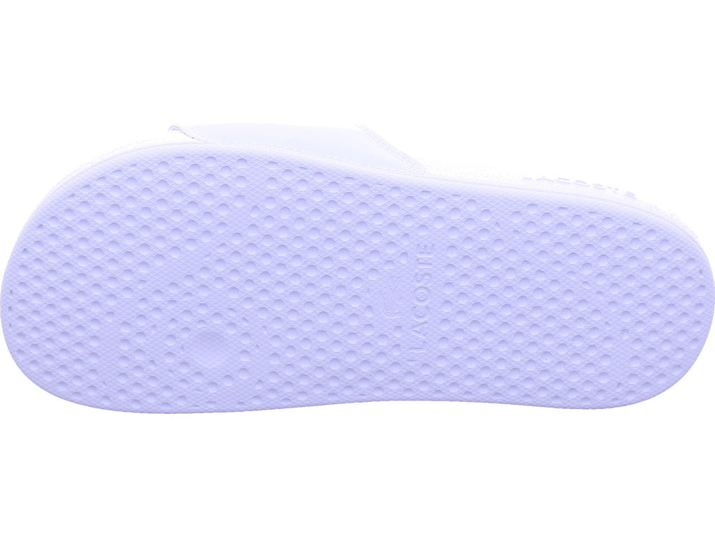 Dámské pantofle Lacoste Serve Slides v modré barvě