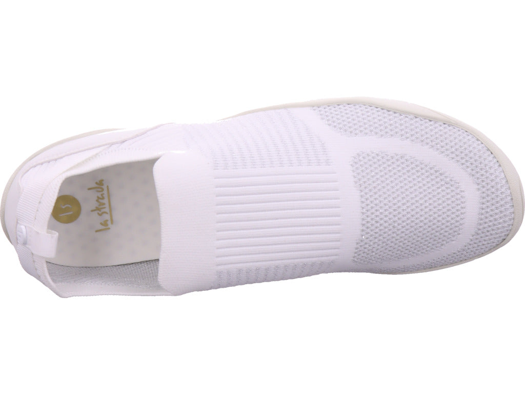La Strada Women's Barefoot Sneakers in white