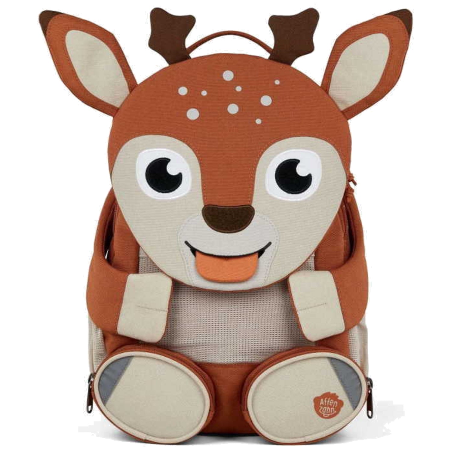 Affenzahn Mädchen Rucksack Kindergarten Backpack Reh in beige