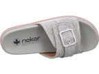 Rieker Women's Mule Fsk Women's Sandals in Green