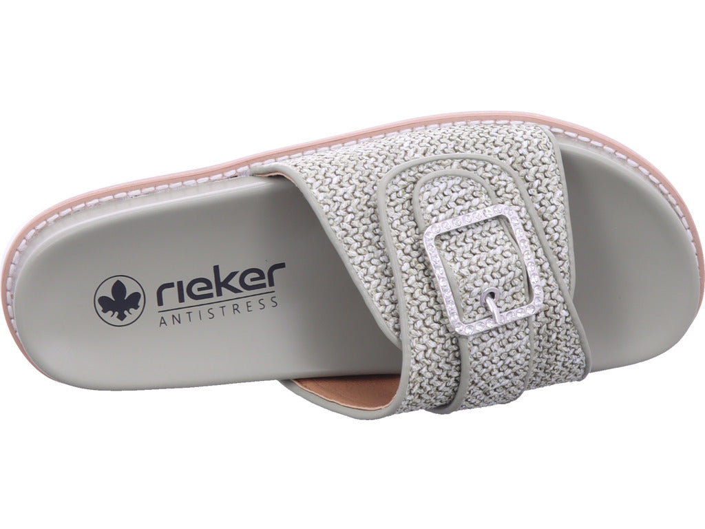 Rieker Women's Mule Fsk Women's Sandals in Green