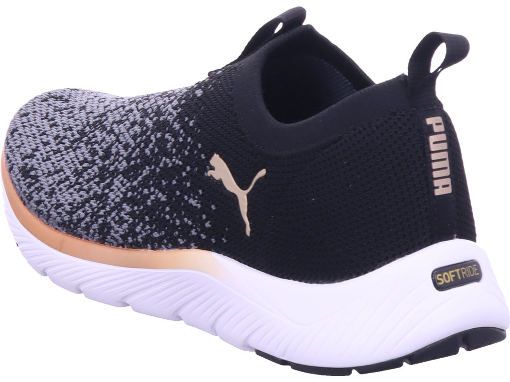 Puma Women's Softride Remi Slip On Sneakers in Black