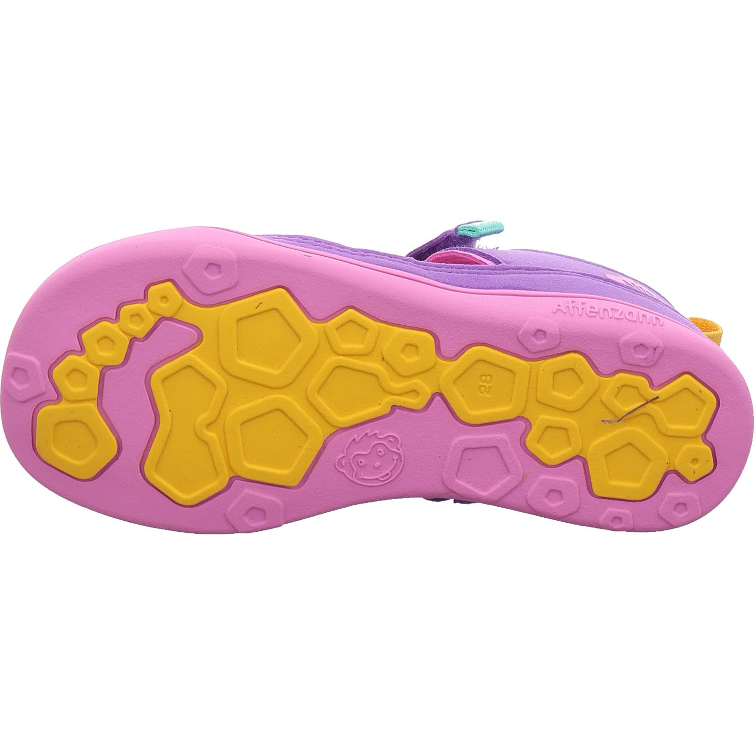 Affenzahn Girls' Barefoot Shoes Vegan Breezy Creative Toucan in Purple