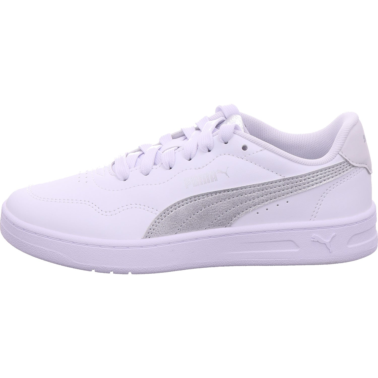 Dámské tenisky Puma Court Lally Metallic Whisper v bílé barvě