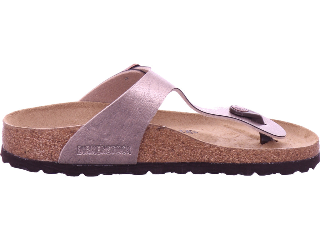 Birkenstock women's Gizeh BF Graceful Taupe sandal in beige