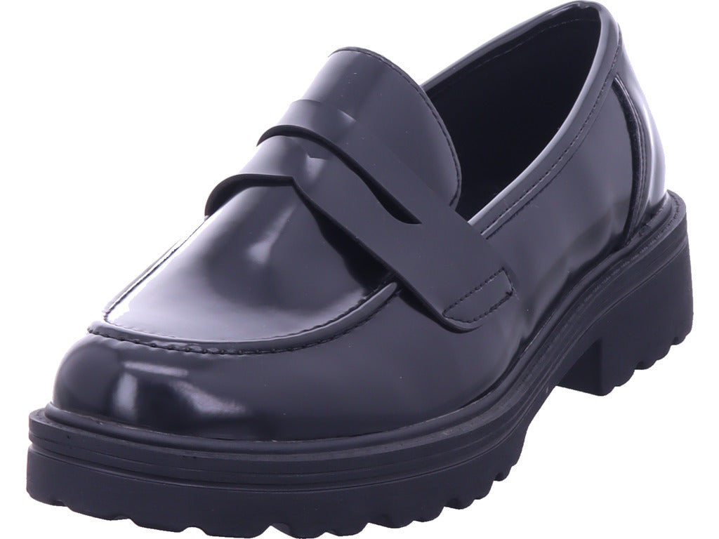 shoe-world Damen Slipper  in schwarz