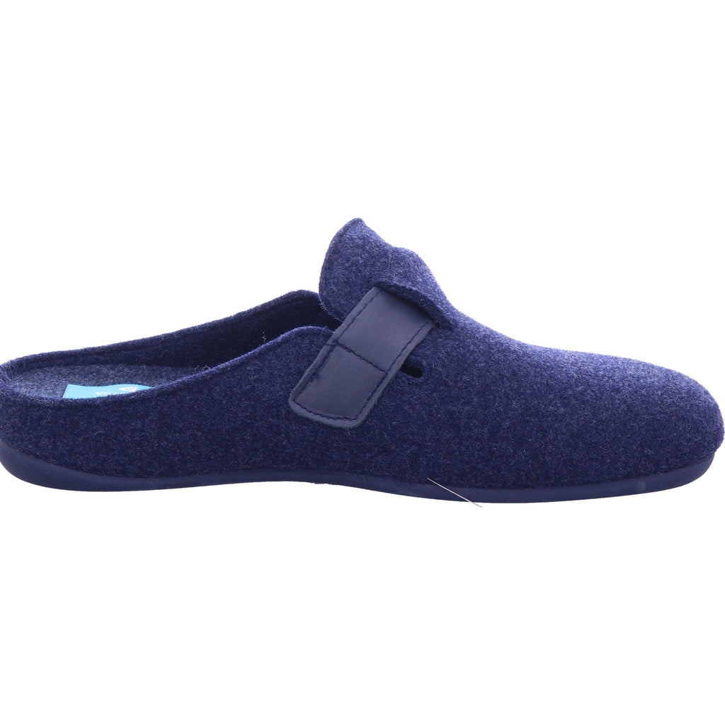 Florett Herren Hausschuh Carlo Pantoffel in blau