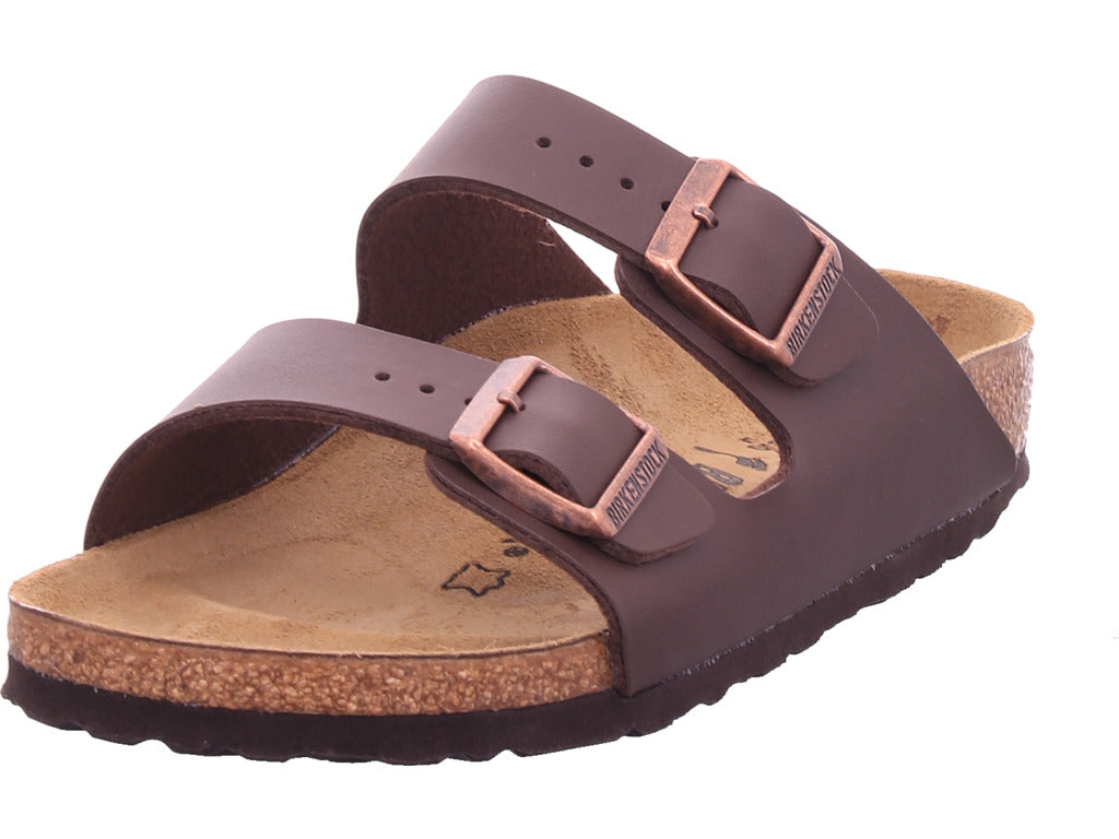 Dámské pantofle Birkenstock Arizona Bf v hnědé barvě