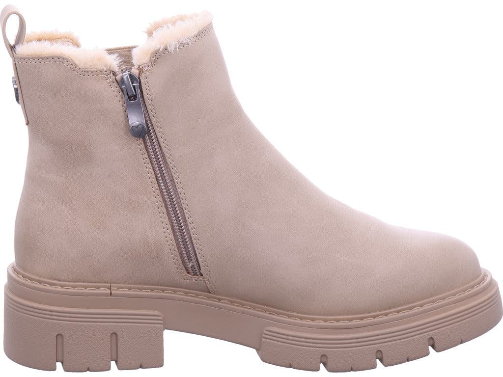 Marco Tozzi Damen Stiefelette  in beige