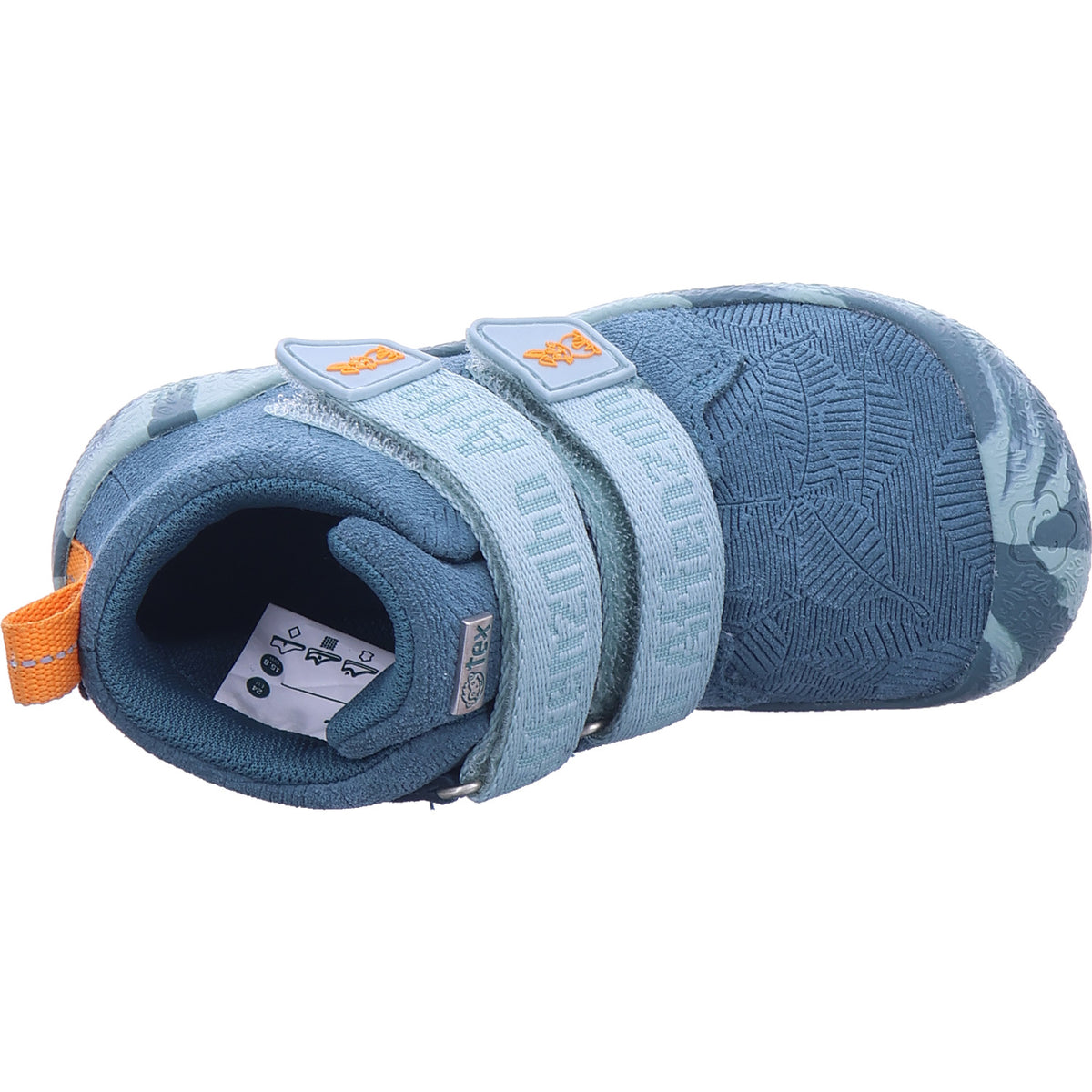 Affenzahn Jungen Lauflernschuh Leather Talky Hase in grün
