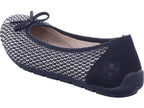 Rieker Damen Ballerina  in schwarz