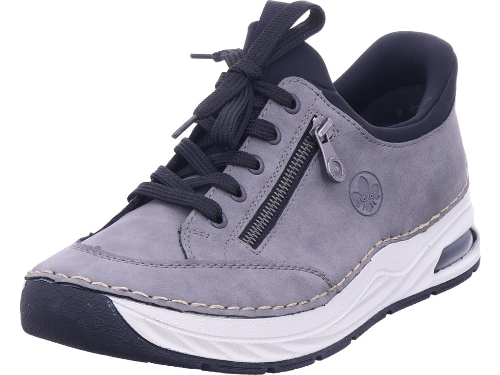Rieker women's slippers Hwk women's shoes in grey