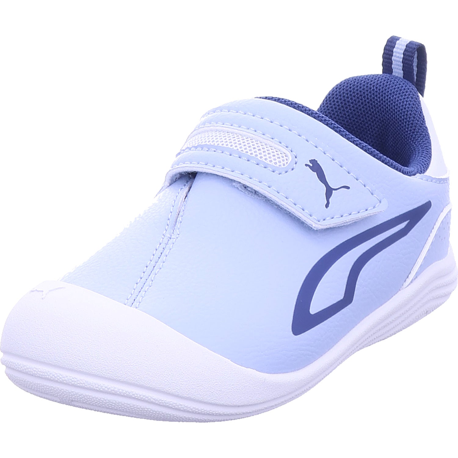 Chlapecké nízké boty Puma Kitten Sl V Inf v modré barvě