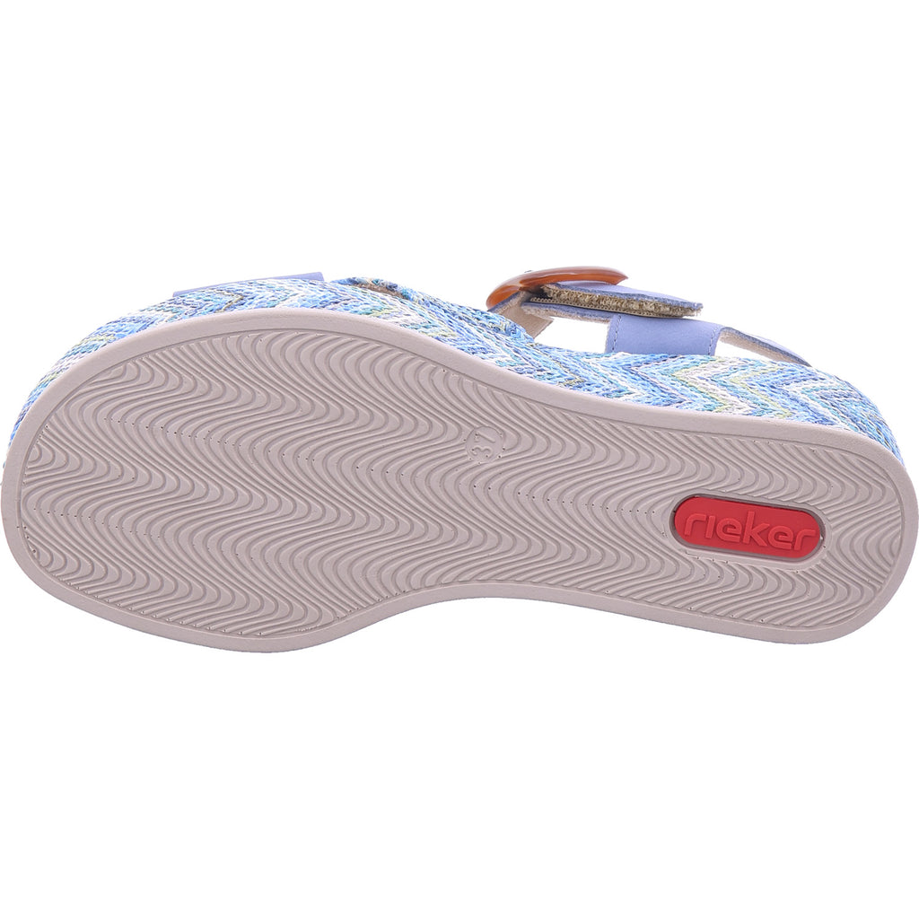 Rieker Damen Sandale  in blau