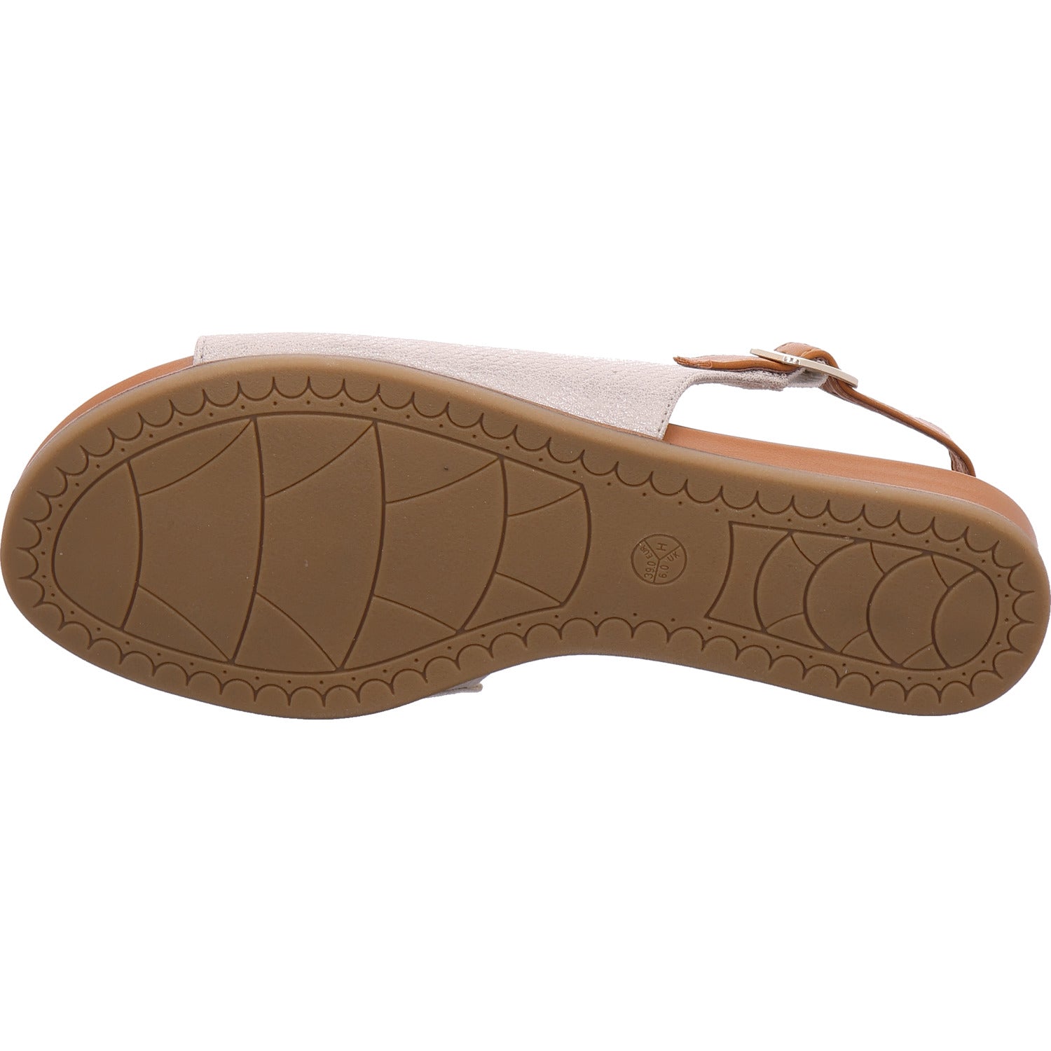 Jana Damen Sandalette  in gold