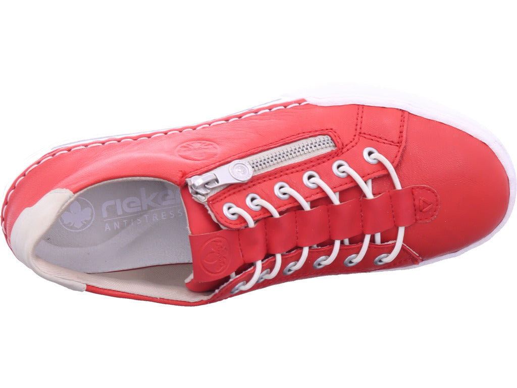Rieker Damen Slipper  in rot