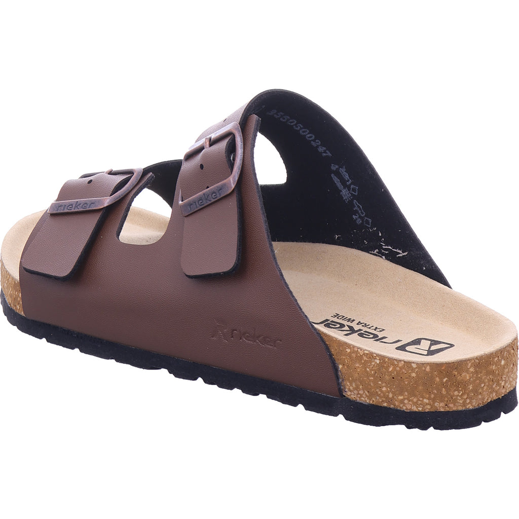 Rieker Men's Mules in Brown