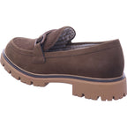Marco Tozzi Damen Slipper  in braun