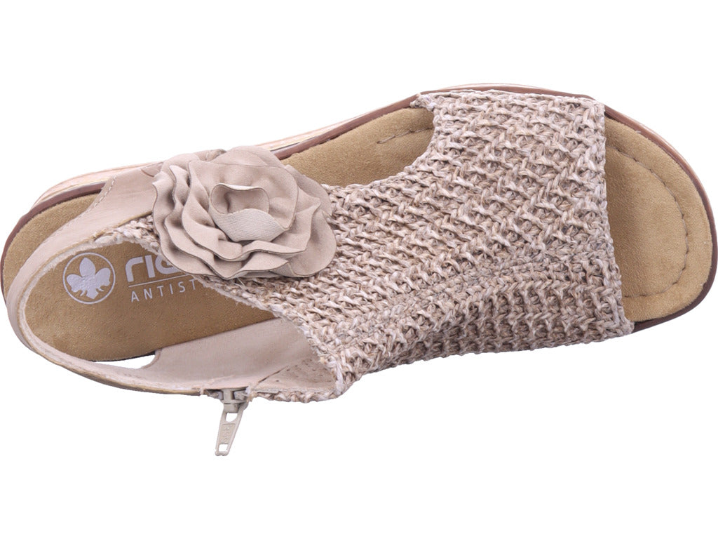 Rieker Women's Fsk Women's Sandals in beige