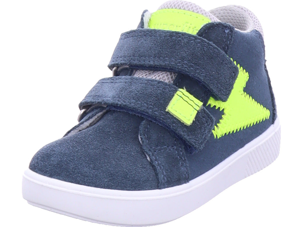 Superfit Jungen  Stiefelette Leder \ Supies in blau