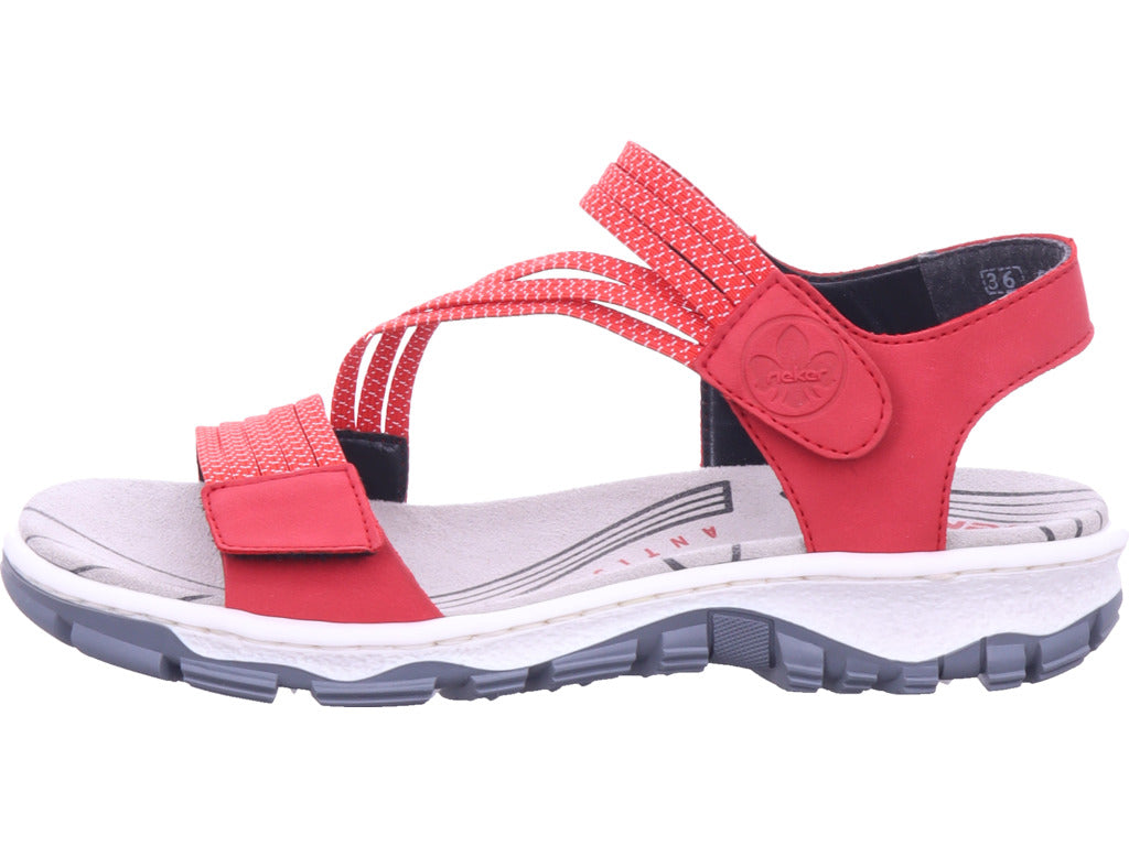 Rieker Women's Sandal Women's Sandals in red