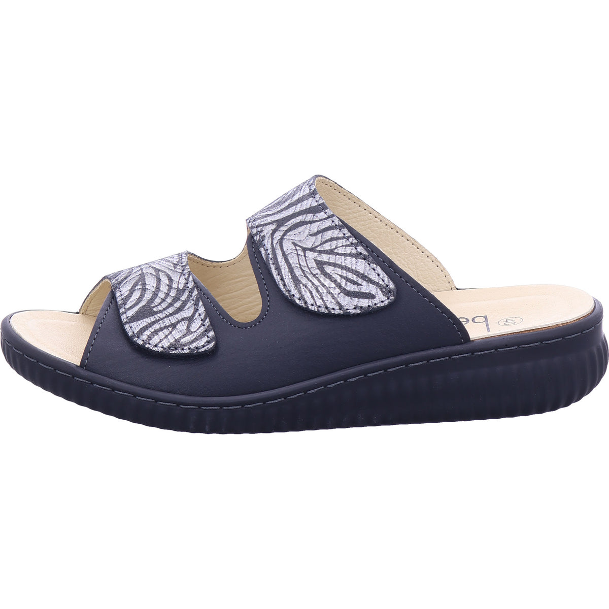 Portina Damen Pantolette  in schwarz