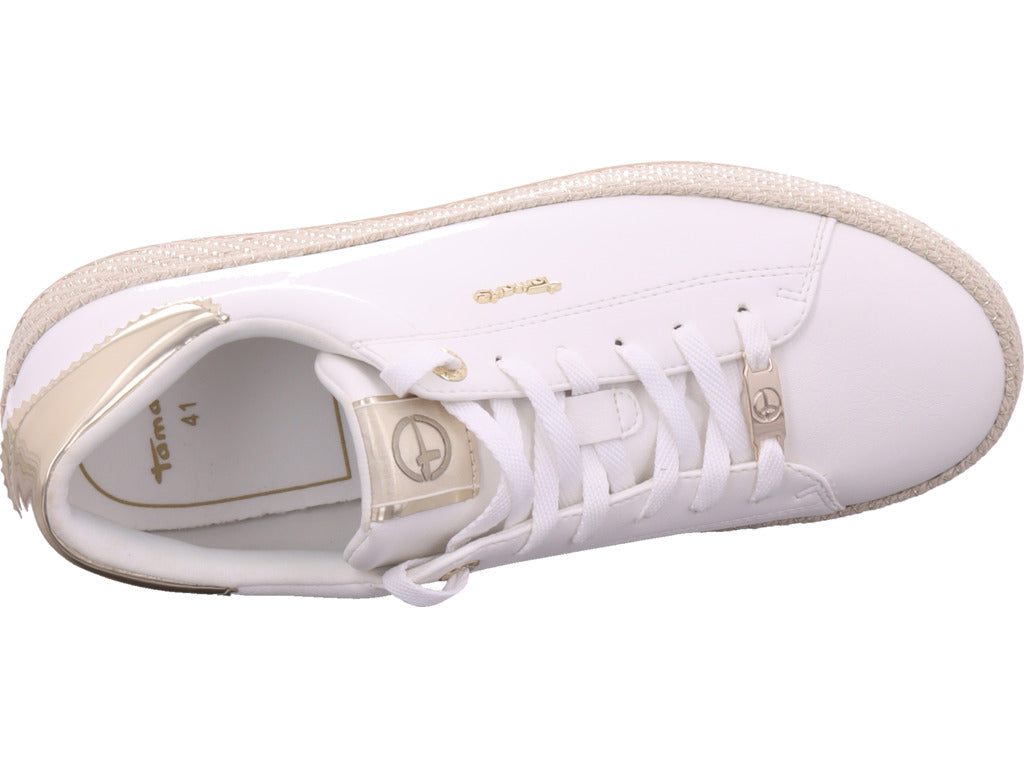 Tamaris women's sneakers in white