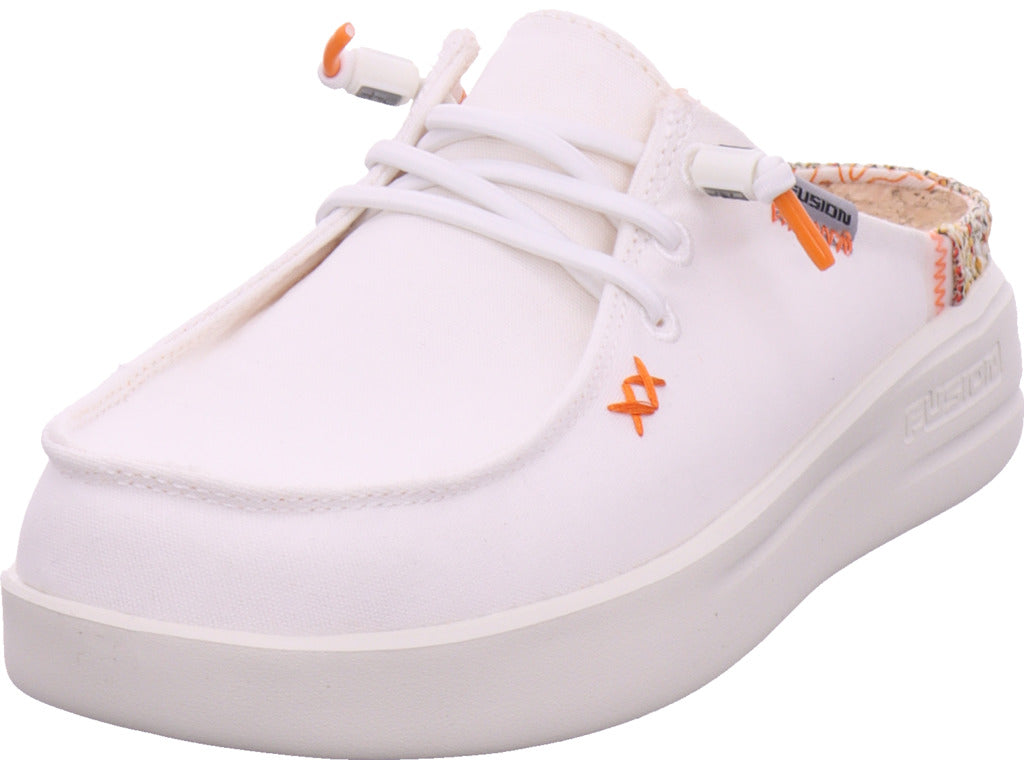 Fusion Damen Pantolette  in weiß