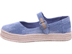TOMS Women's Espadrille Flats in blue