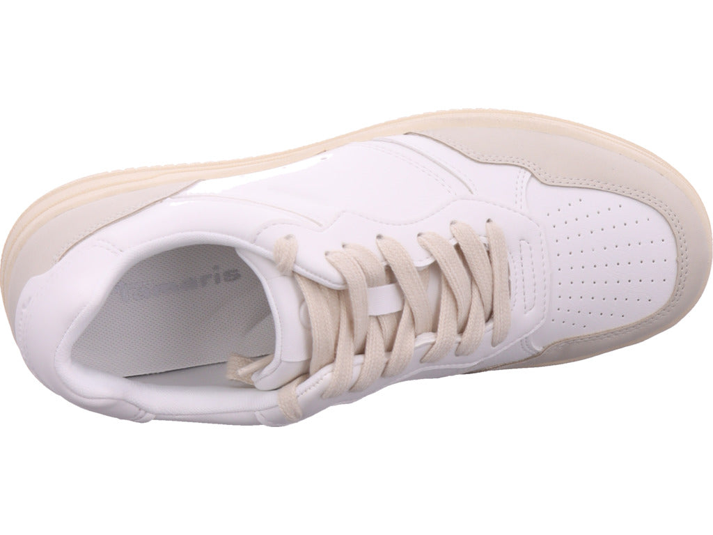 Tamaris women's sneakers in white