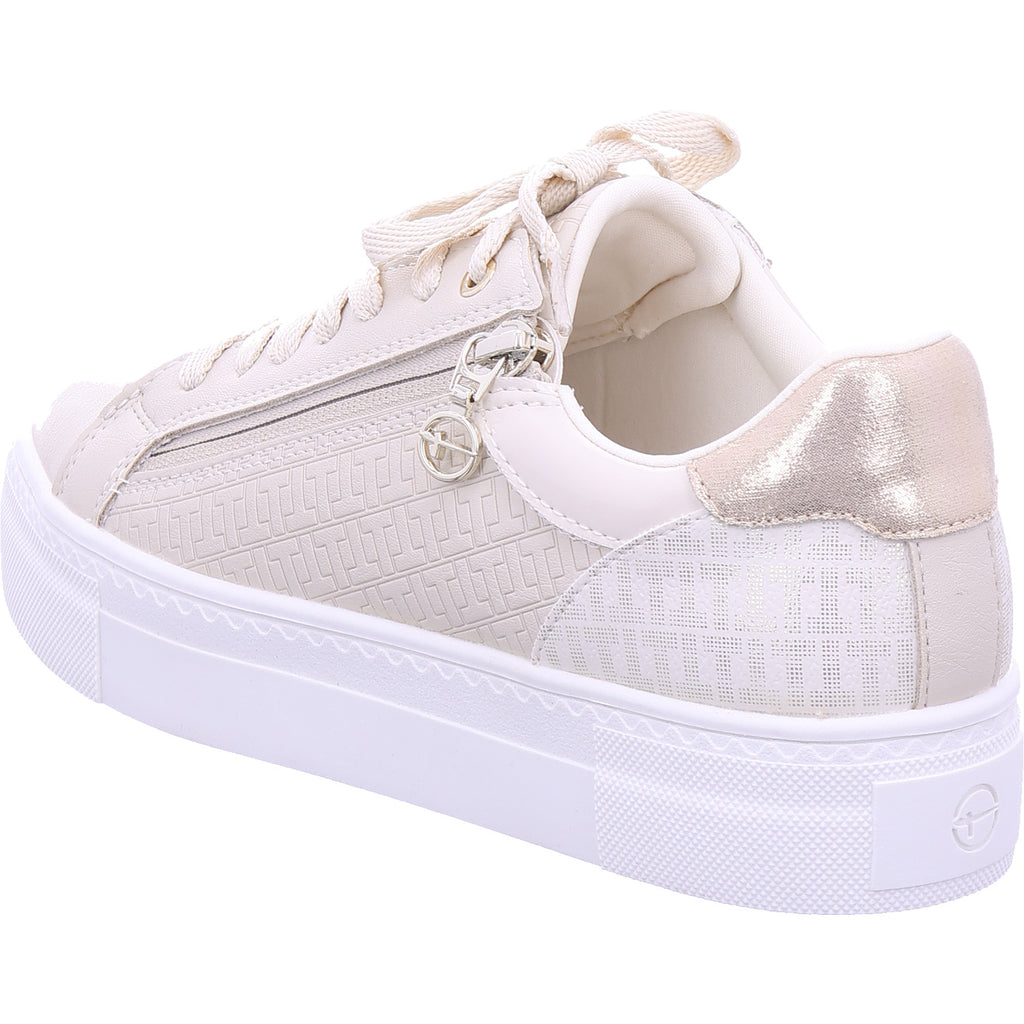 Tamaris women's sneakers in beige