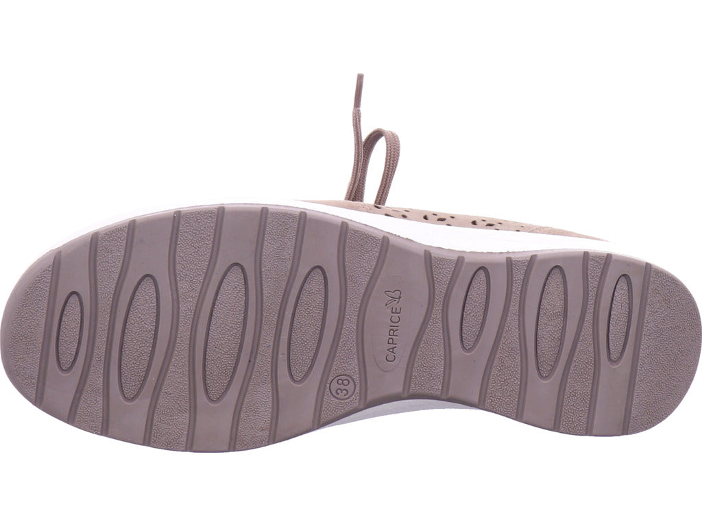 Caprice Damen Sneaker Women Lace-Up in beige