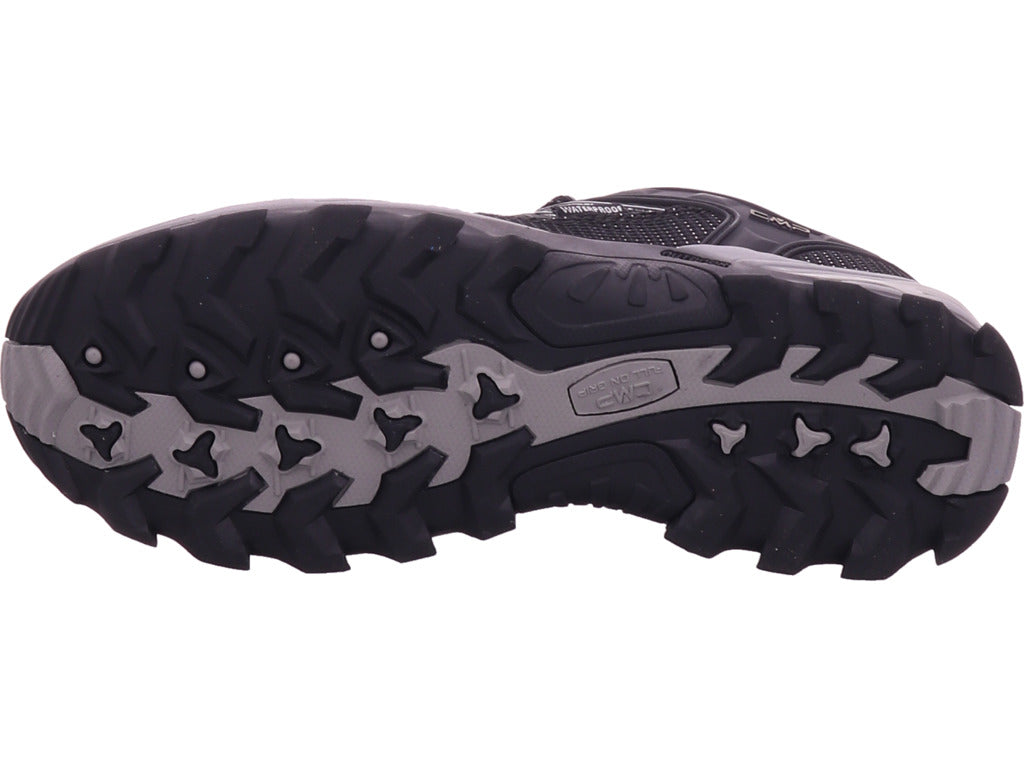 CMP Herren Wanderschuhe Rigel Low Trekking Shoe Wp in schwarz