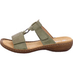 Rieker Damen Pantolette  in grün