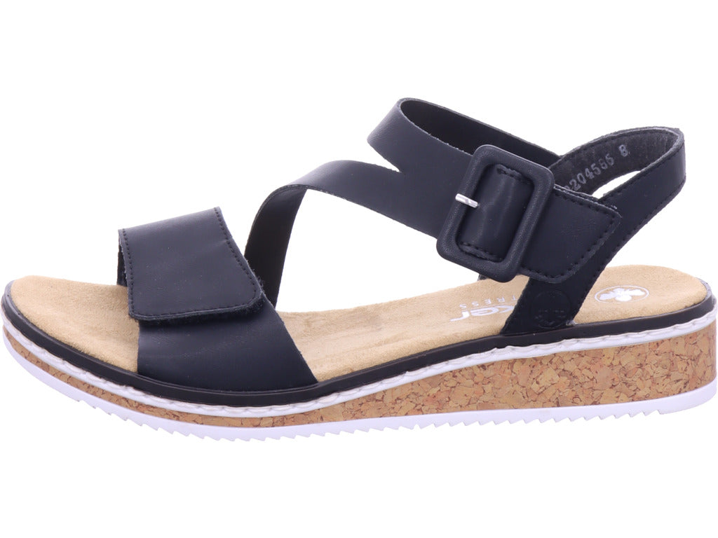 Rieker Women's Sandals Fsk Women's Sandals in black