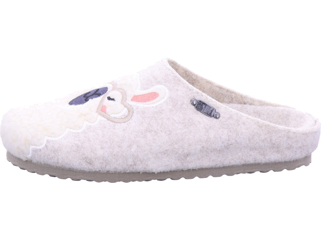 Indigo Damen Pantolette  in weiß