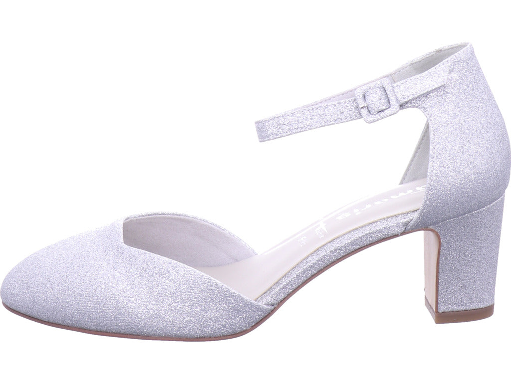 Tamaris Damen Pump Damen Pumps in silber