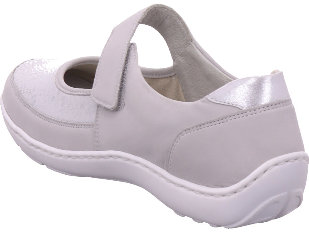 Waldläufer Women's Slippers in Grey