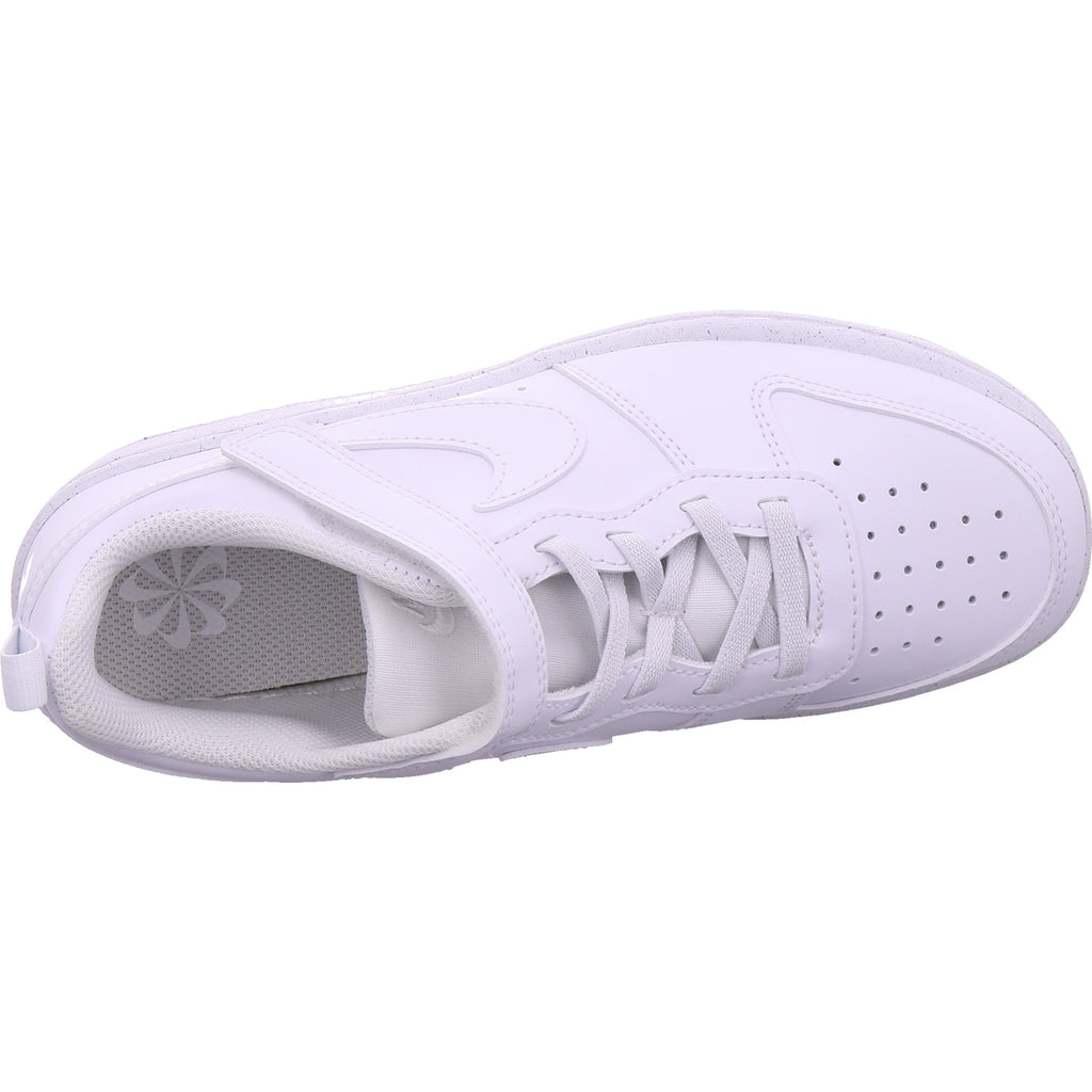 Nike Boys' Court Borough Low Recraft Low-Top Sneaker in White