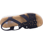 Rieker Women's Sandal in black