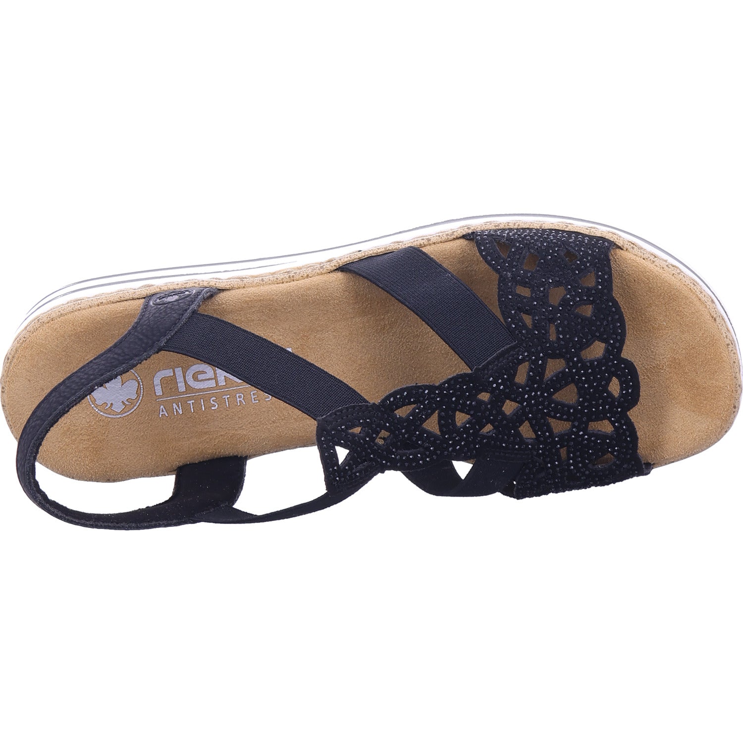 Rieker Women's Sandal in black