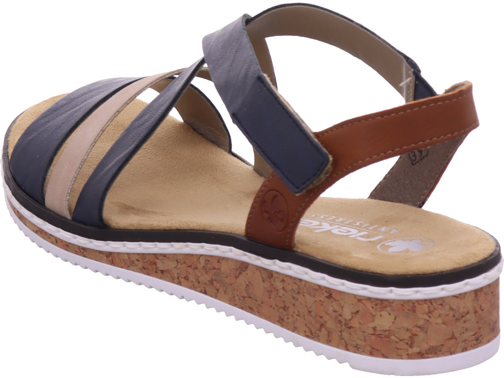 Rieker Women's Sandal Fsk Women's Sandals in blue