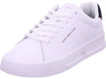 Tommy Hilfiger Men's Trainers Th Court Lth Detail in white
