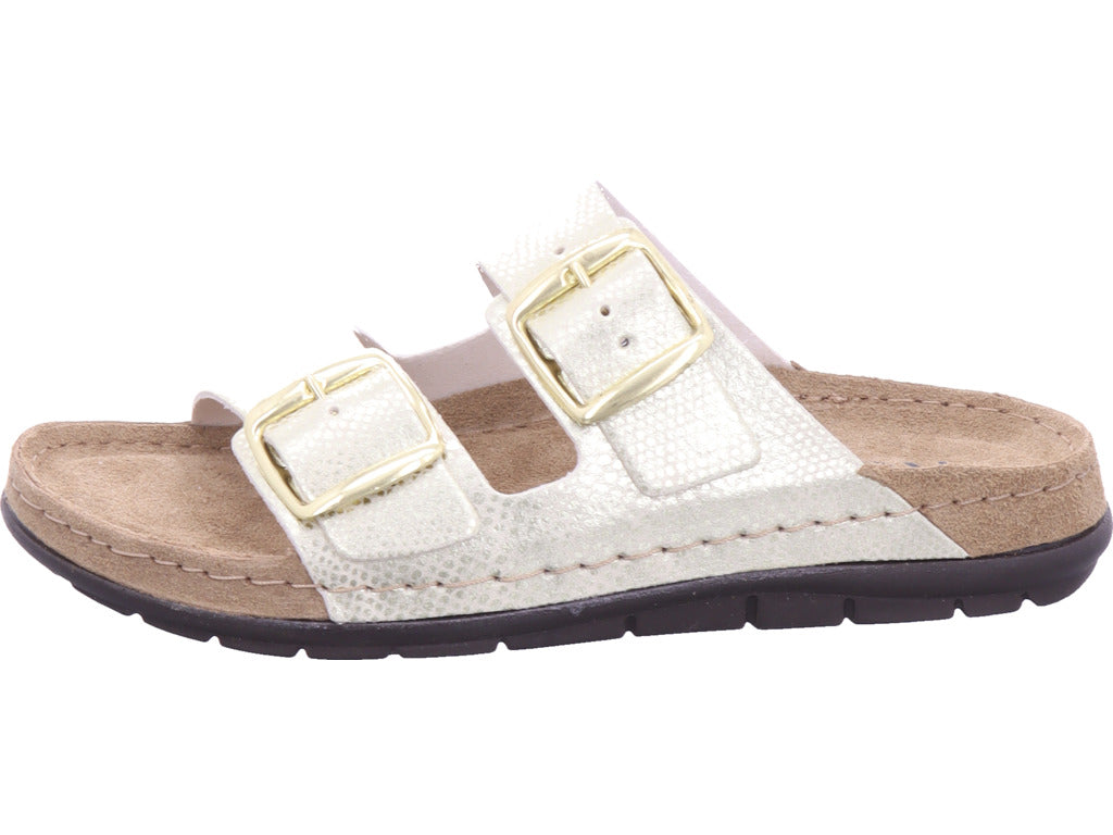 Rohde Damen Pantolette Riesa-H in gold