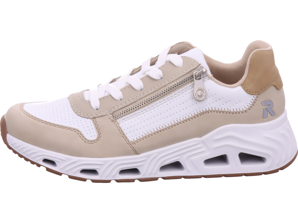 Rieker women's sneakers Fsk women's low shoes in white