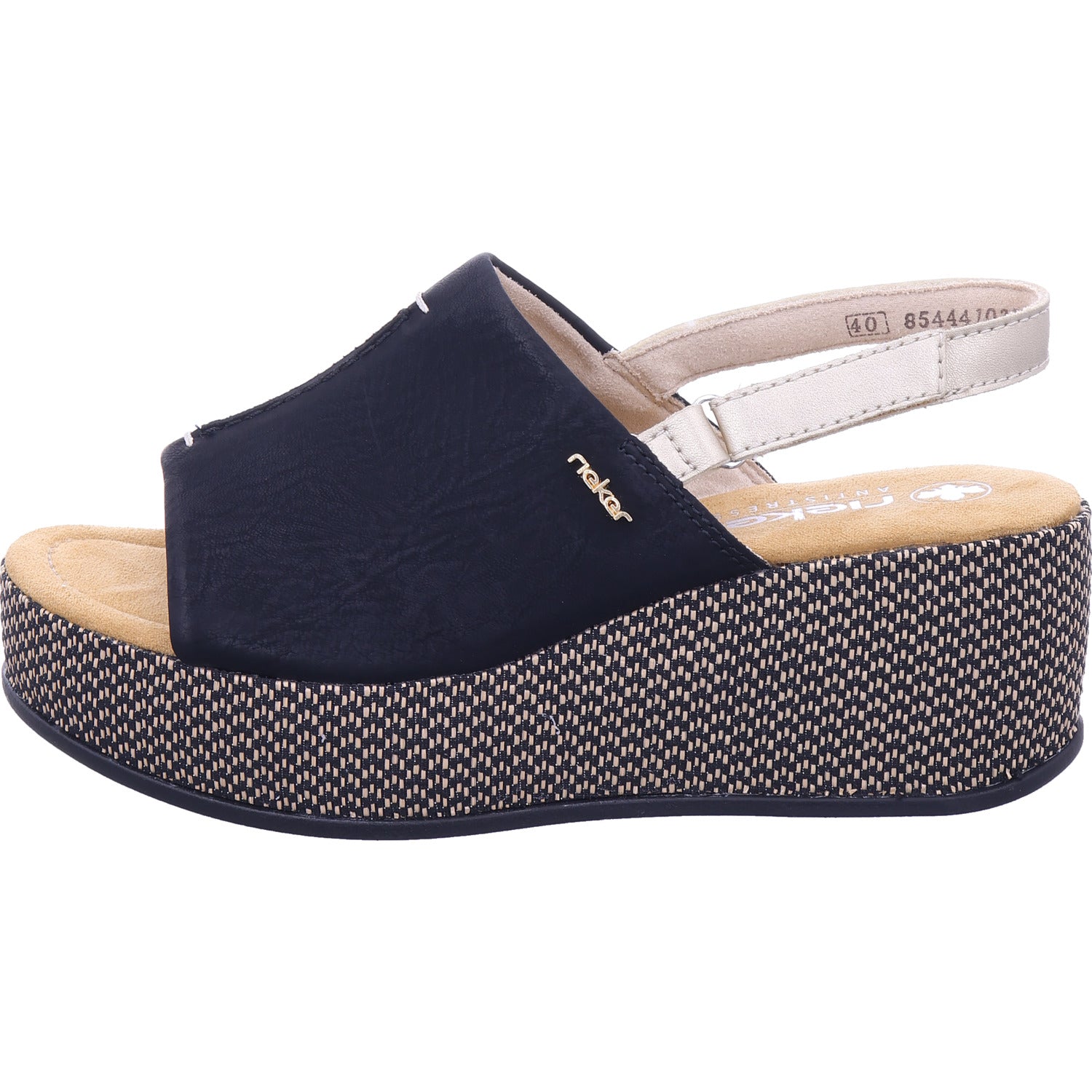 Rieker Women's Sandal in black