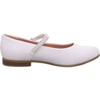 Planet Footwear Girls' Half Shoe Ballerina Kids in white