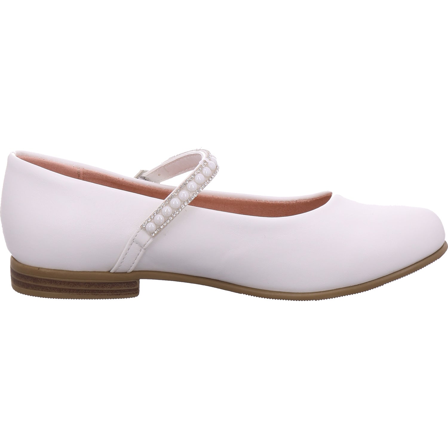 Planet Footwear Dívčí baleríny Baleríny dětské v bílé barvě